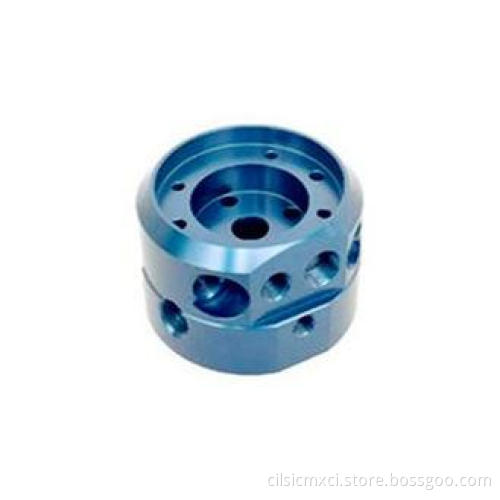 Blue Anodizing 5 Axis CNC Milling Electronic Parts with SG